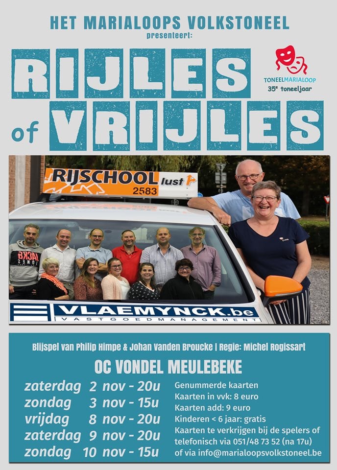 Affiche Rijles of Vrijles